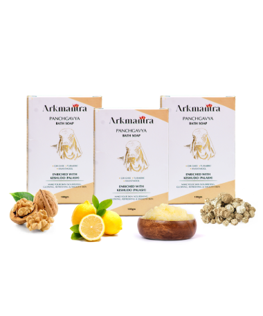 Panchgavya Bath Soap (Pack of 3) - 100gm each